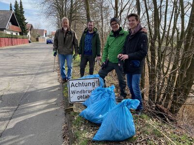 Peter Brand, Florian Häfele, Philipp und David Nicolodelli