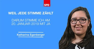 Katharina Egenberger sagt JA!