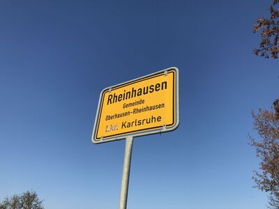 Ortsschild Rheinhausen